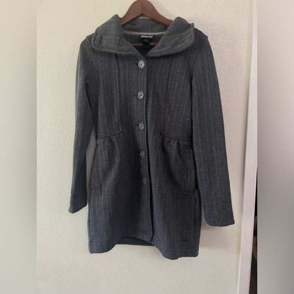 Patagonia Jackets & Blazers - PATAGONIA Better Sweater Pea Coat Gray Size Small
